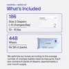 image:imageCoterie Baby Wipes  Diapers Kit Size Newborn Diapers 8Pack WipesSize 2 186 Count  8 Wipes