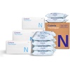 Size N (186 Count) + Wipes (12 Packs)